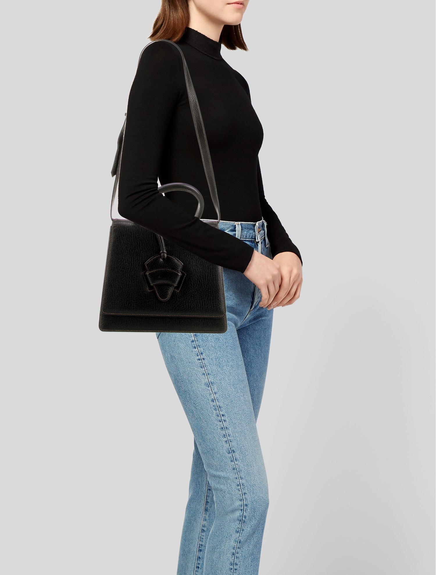 Loewe Leather Top Handle Bag